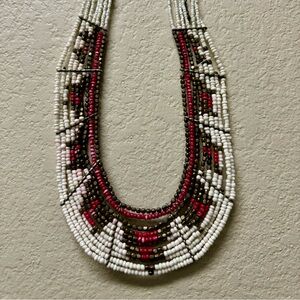 Talbots beets multicolor 9.5” long necklace.